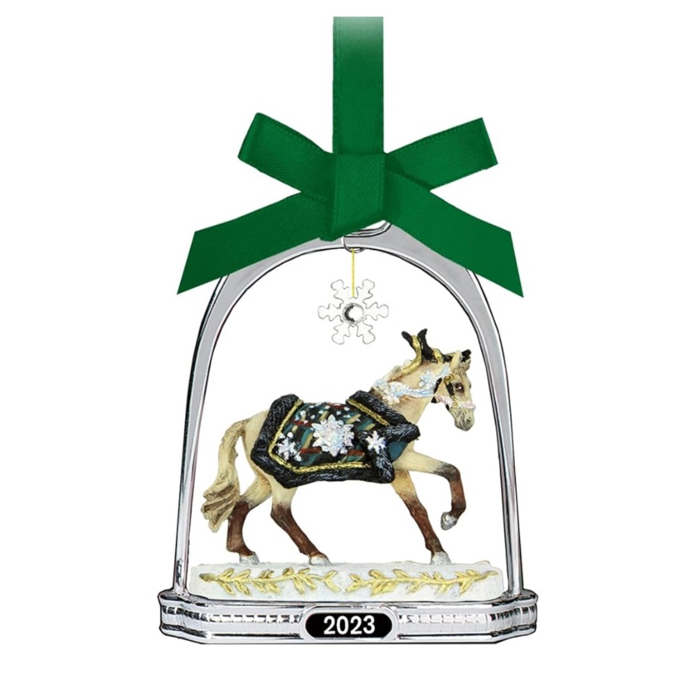 Breyer Horse 2023 Holiday Collection Highlander Stirrup Ornament #700324. NEW